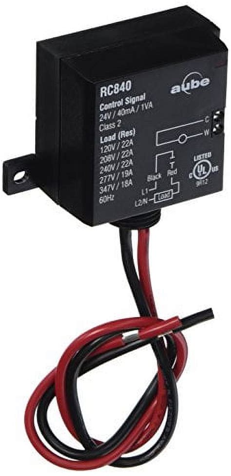 aube relay 2 gang electrical box|Aube Technologies 300612 RC840 On/Off Switching .